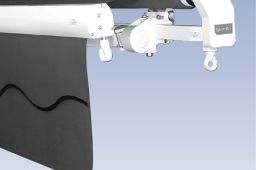 volantrollo-typ-vr_np1_basis Gestell weiß Markisenstoff schwarz